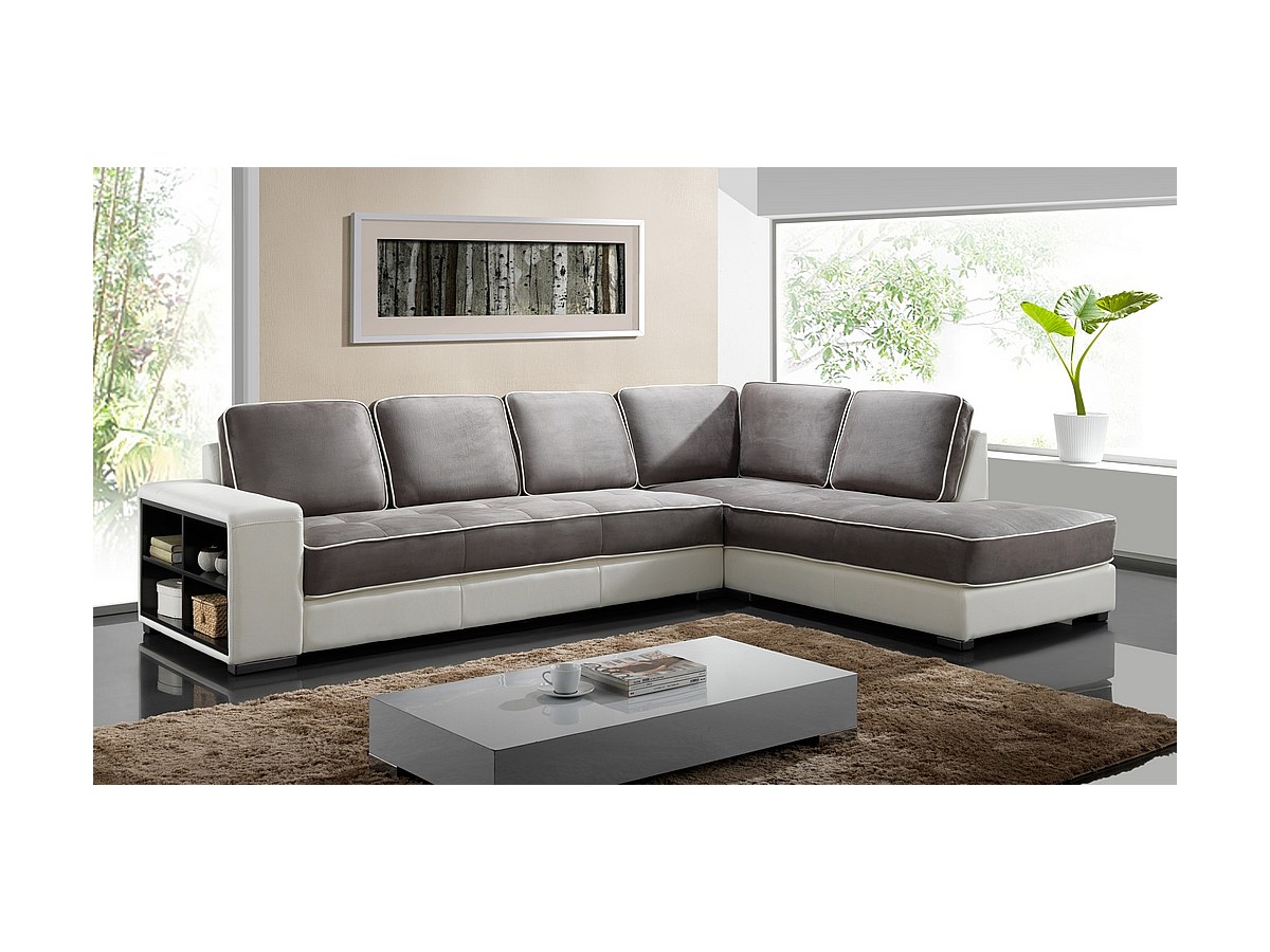 Canap En Tissu With Gauche Noir Xldangle D Fixe Angle Dcoxbwerq