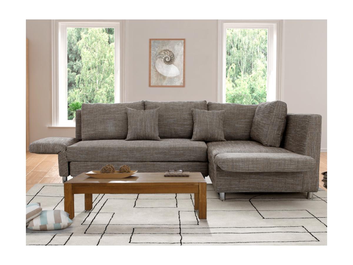 canap dangle convertible en tissu kikaya ii chocolat chin ou bleu gris - Canape Angle Convertible Tissu canap dangle convertible en tissu kikaya ii chocolat chin ou bleu gris - Canape Angle Convertible Tissu